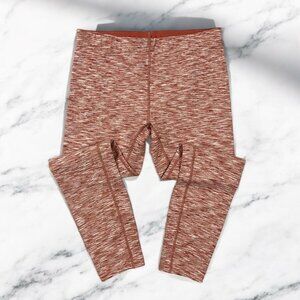 Outdoor Voices Leggings Size XL Burnt Orange Clay Marled Spacedye Terra Knit
